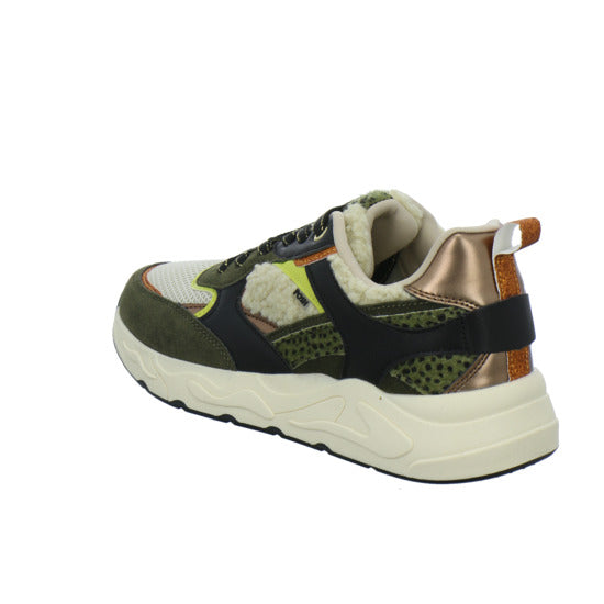 Poelman Schnürhalbschuhe oliv - 360° Ansicht