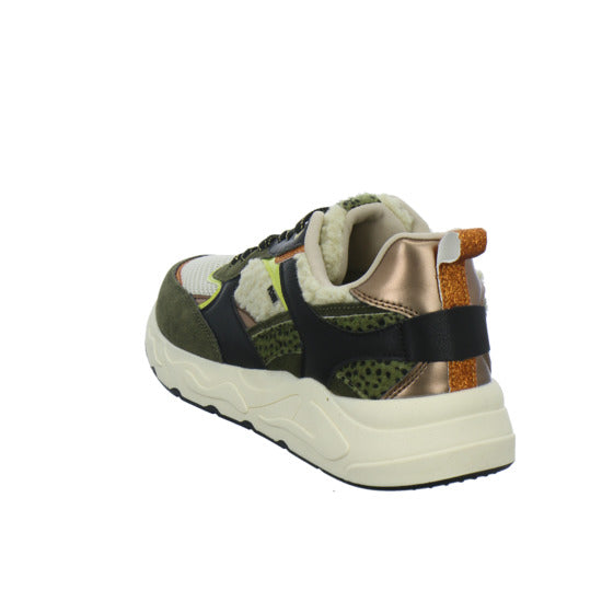 Poelman Schnürhalbschuhe oliv - 360° Ansicht