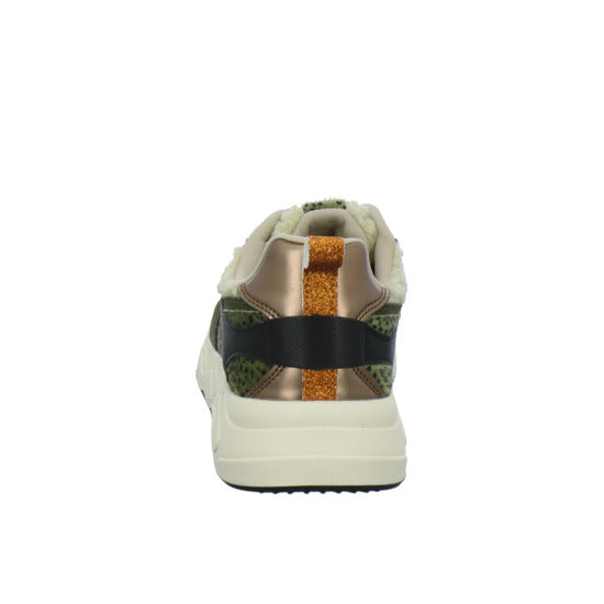 Poelman Schnürhalbschuhe oliv - 360° Ansicht