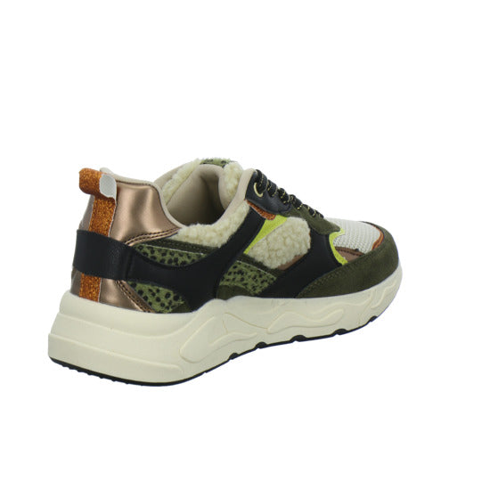 Poelman Schnürhalbschuhe oliv - 360° Ansicht