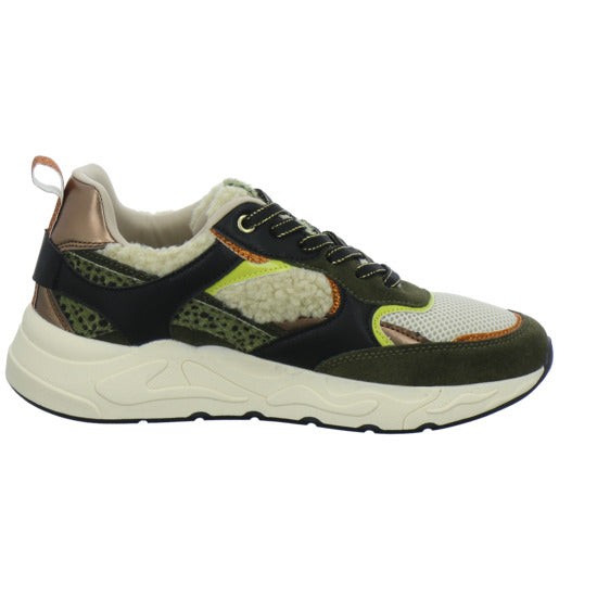Poelman Schnürhalbschuhe oliv - 360° Ansicht
