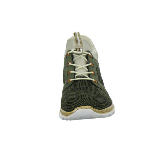 Rieker Schnürhalbschuhe oliv - 360° Ansicht