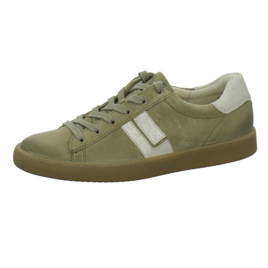 Paul Green Schnürhalbschuhe oliv - 360° Ansicht
