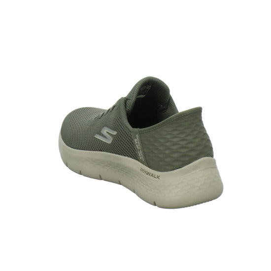 Skechers Slip Ins Schnürhalbschuhe oliv