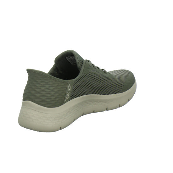 Skechers Slip Ins Schnürhalbschuhe oliv