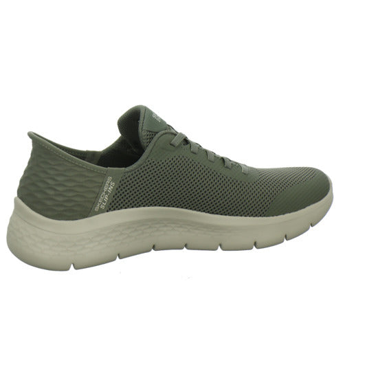 Skechers Slip Ins Schnürhalbschuhe oliv