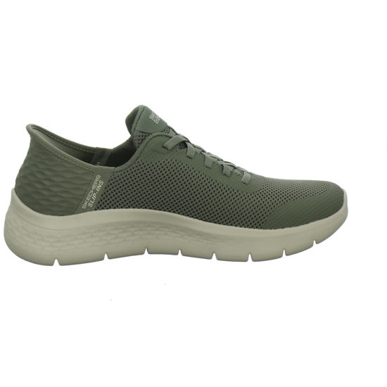 Skechers Slip Ins Schnürhalbschuhe oliv