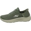 Skechers Slip Ins Schnürhalbschuhe oliv