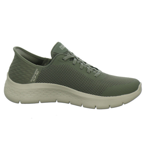 Skechers Slip Ins Schnürhalbschuhe oliv