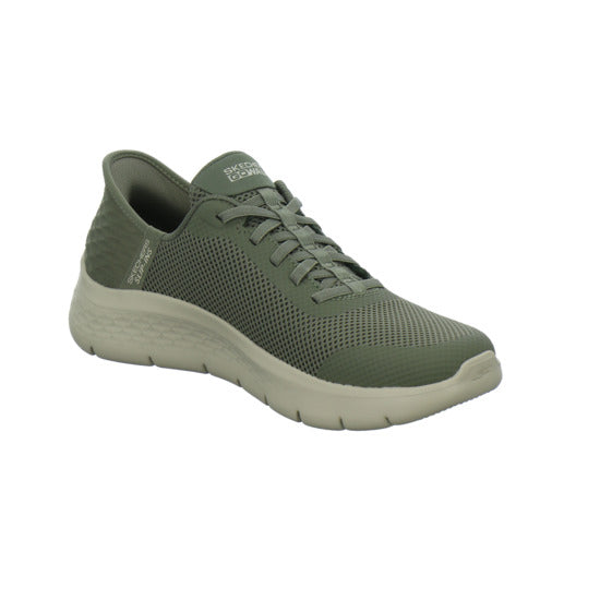 Skechers Slip Ins Schnürhalbschuhe oliv