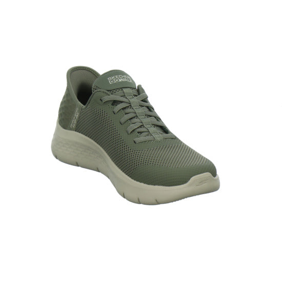 Skechers Slip Ins Schnürhalbschuhe oliv