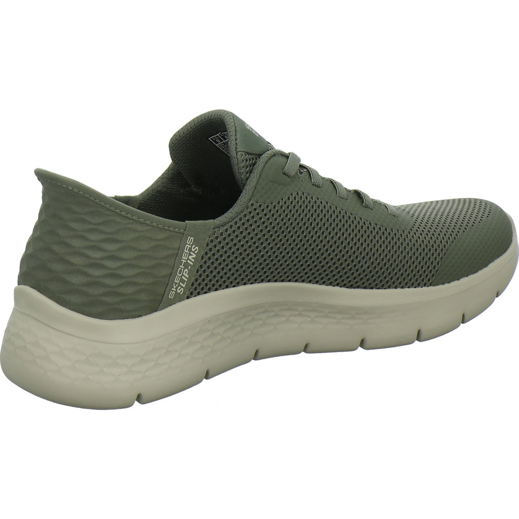 Skechers Slip Ins Schnürhalbschuhe oliv