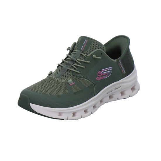 Skechers Sneaker Damen Glide Step Slip-Ins oliv