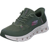 Skechers Sneaker Damen Glide Step Slip-Ins oliv