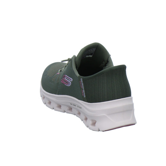 Skechers Sneaker Damen Glide Step Slip-Ins oliv