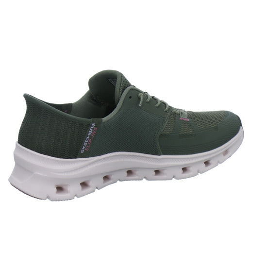 Skechers Sneaker Damen Glide Step Slip-Ins oliv