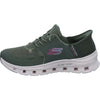 Skechers Sneaker Damen Glide Step Slip-Ins oliv