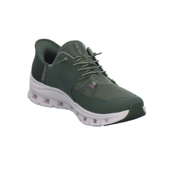 Skechers Sneaker Damen Glide Step Slip-Ins oliv