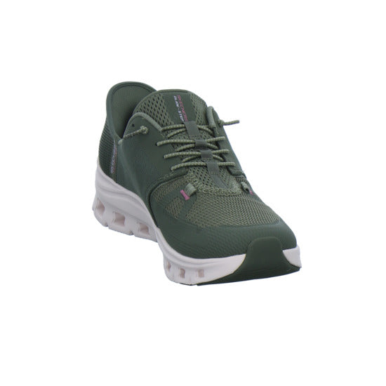 Skechers Sneaker Damen Glide Step Slip-Ins oliv