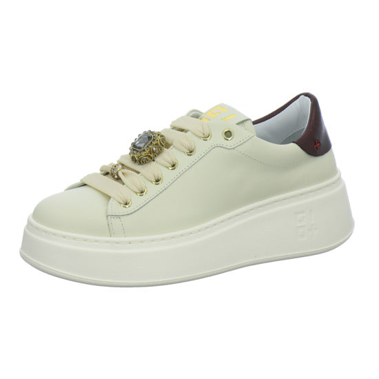 GIO+ Schnürhalbschuhe Beige - 360° Ansicht