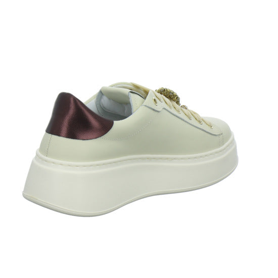 GIO+ Schnürhalbschuhe Beige - 360° Ansicht