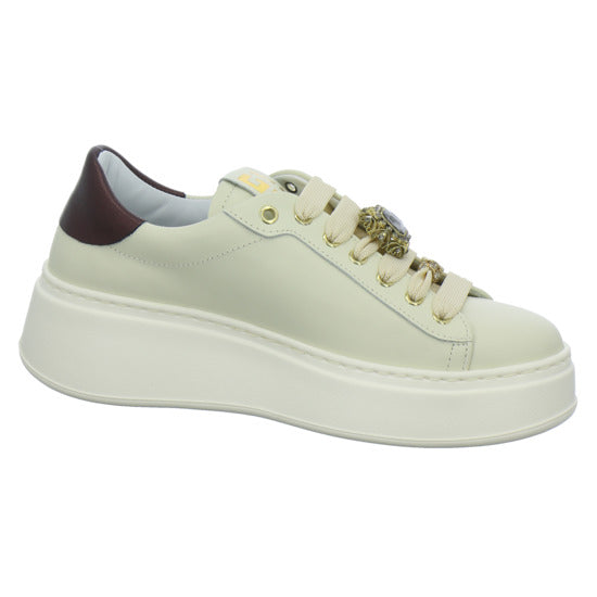 GIO+ Schnürhalbschuhe Beige - 360° Ansicht