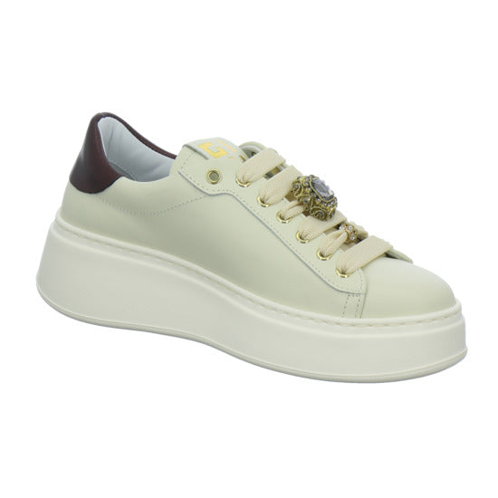 GIO+ Schnürhalbschuhe Beige - 360° Ansicht