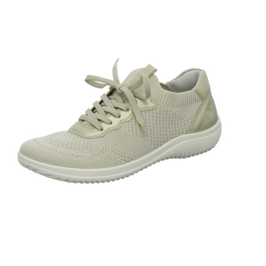 Remonte Schnürhalbschuhe Beige - 360° Ansicht