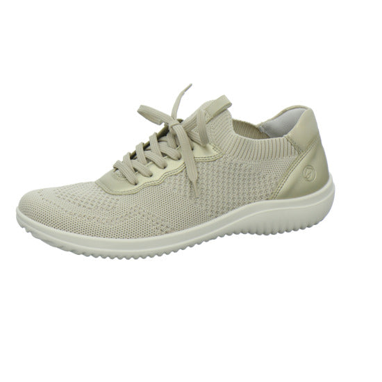 Remonte Schnürhalbschuhe Beige - 360° Ansicht