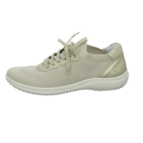 Remonte Schnürhalbschuhe Beige - 360° Ansicht