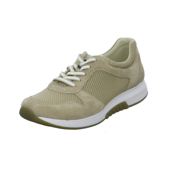 Gabor Comfort Rolling Soft Schnürhalbschuhe Beige - 360° Ansicht