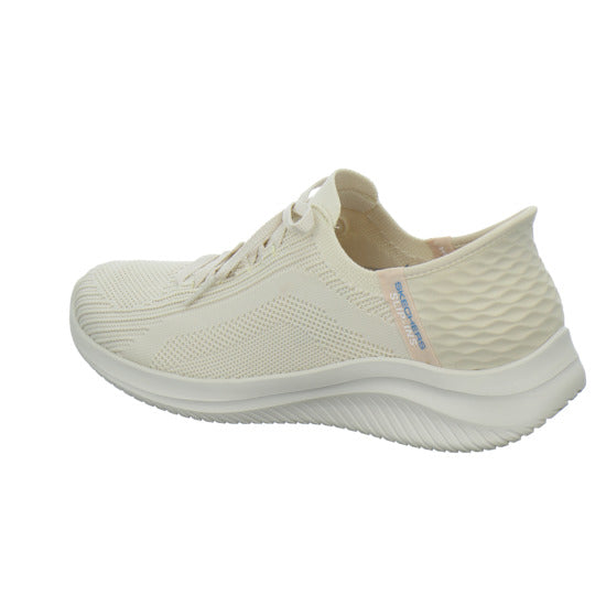 Skechers SLIP INS ULTRA FLEX Schnürhalbschuhe Beige - 360° Ansicht