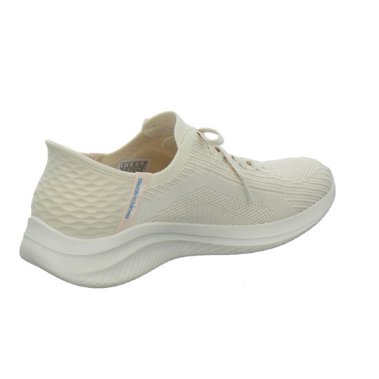 Skechers SLIP INS ULTRA FLEX Schnürhalbschuhe Beige - 360° Ansicht
