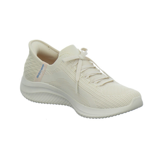 Skechers SLIP INS ULTRA FLEX Schnürhalbschuhe Beige - 360° Ansicht