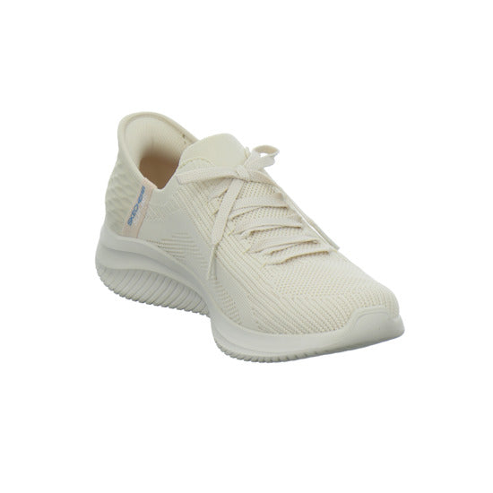 Skechers SLIP INS ULTRA FLEX Schnürhalbschuhe Beige - 360° Ansicht
