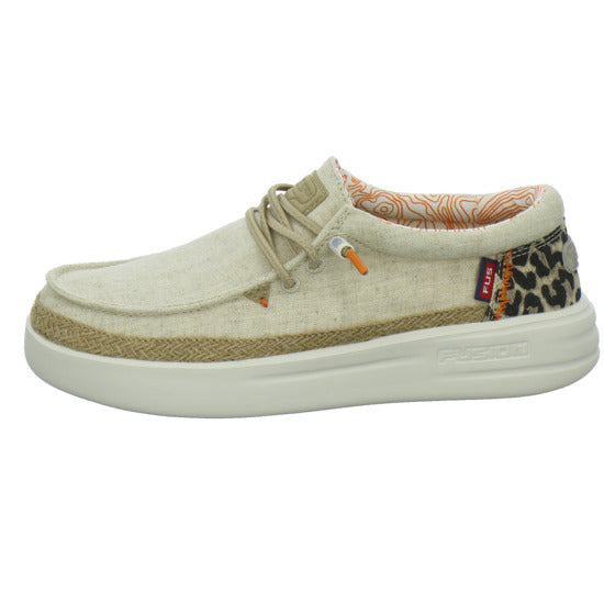 Fusion Schnürhalbschuhe Beige