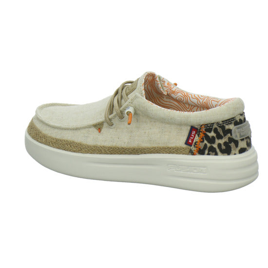 Fusion Schnürhalbschuhe Beige