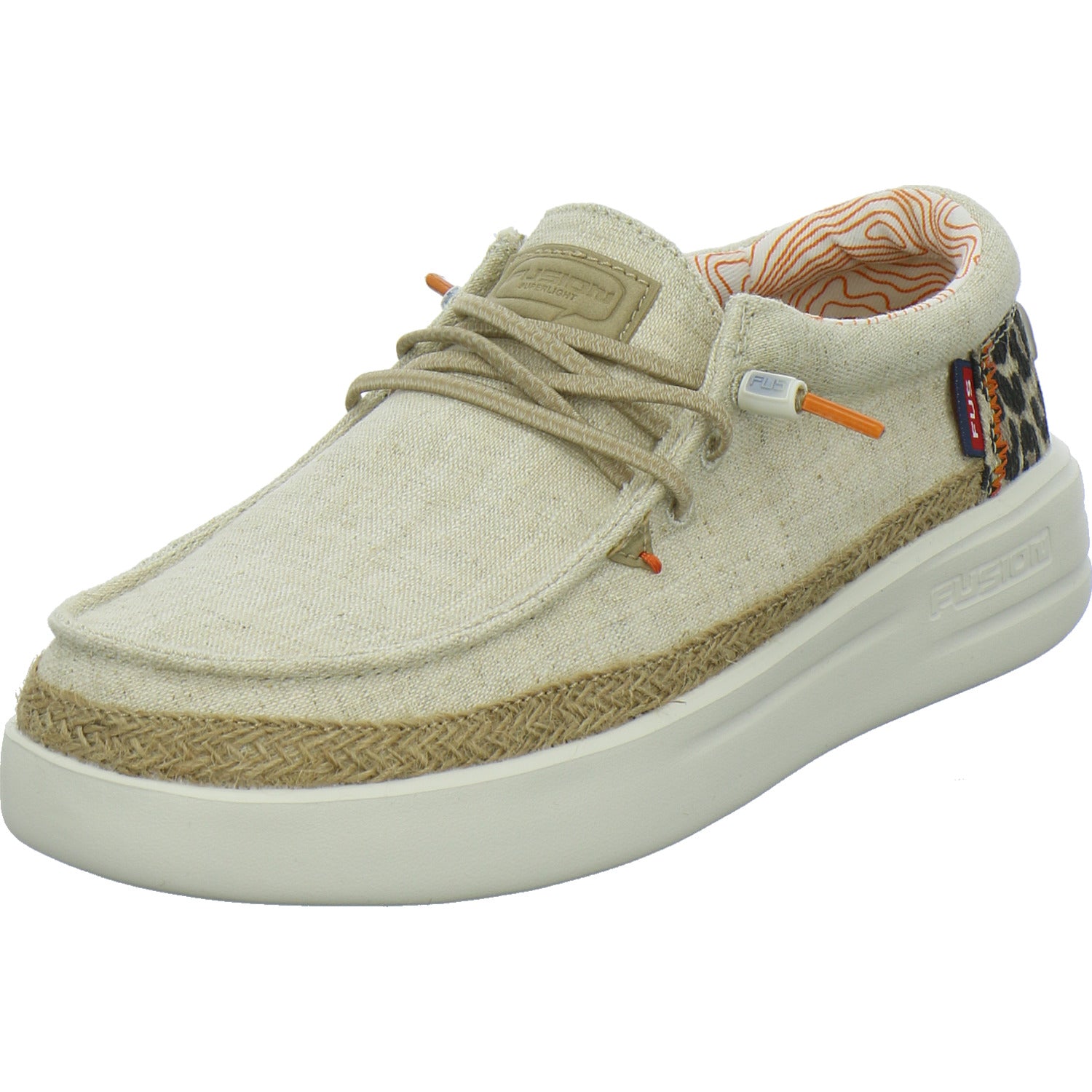 Fusion Schnürhalbschuhe Beige