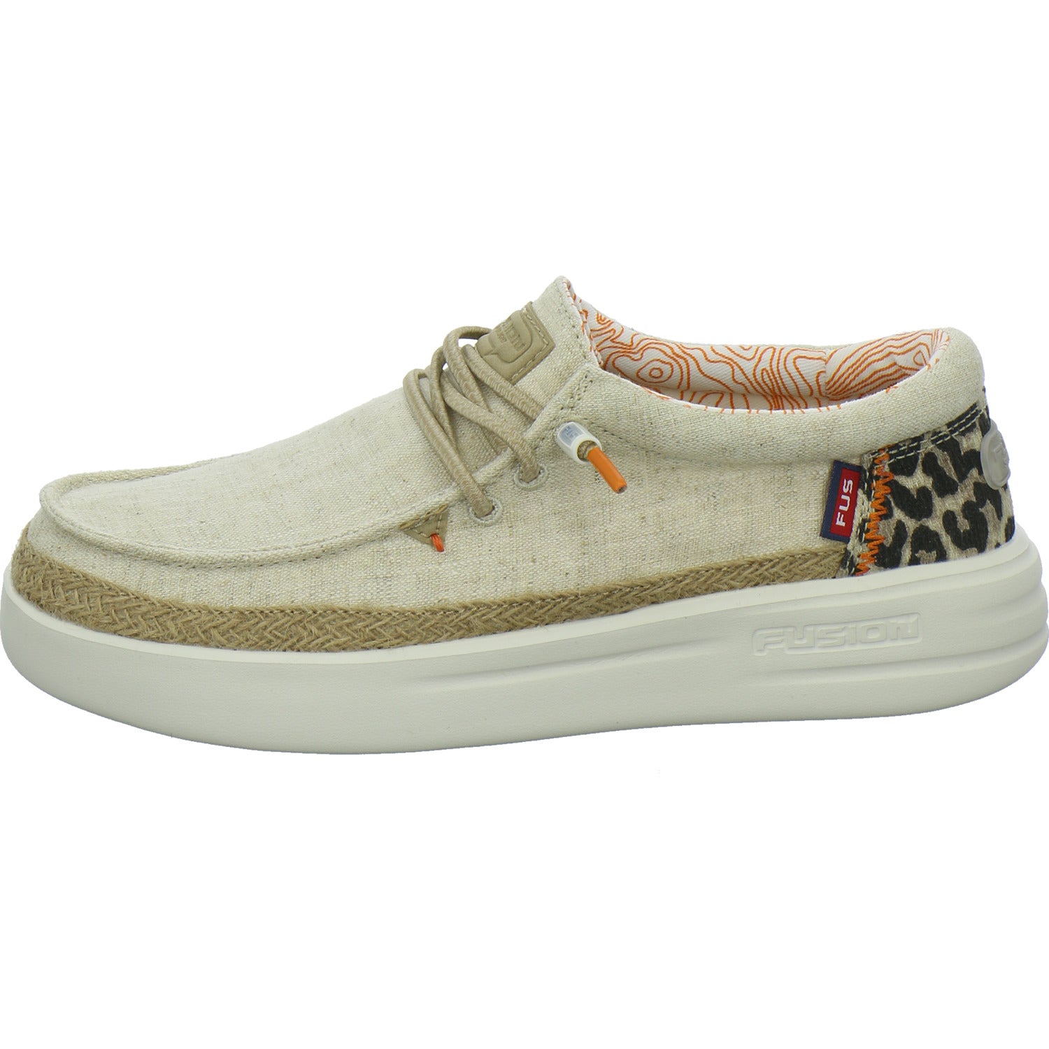 Fusion Schnürhalbschuhe Beige
