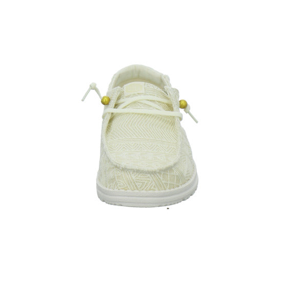 Hey Dude Wendy Crocket Schnürhalbschuhe Beige