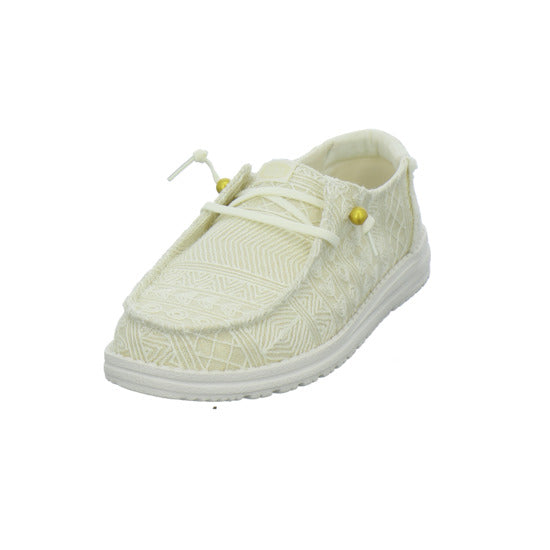 Hey Dude Wendy Crocket Schnürhalbschuhe Beige