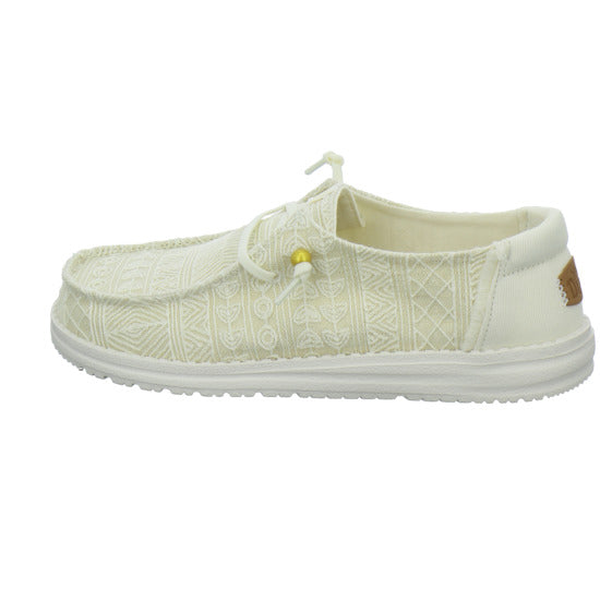 Hey Dude Wendy Crocket Schnürhalbschuhe Beige