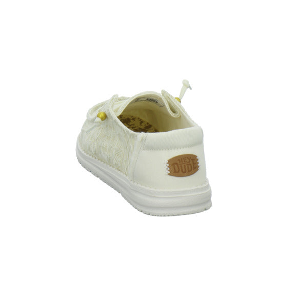 Hey Dude Wendy Crocket Schnürhalbschuhe Beige