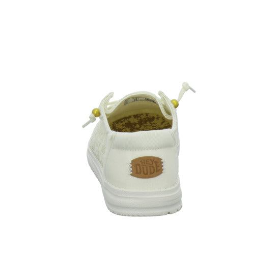 Hey Dude Wendy Crocket Schnürhalbschuhe Beige