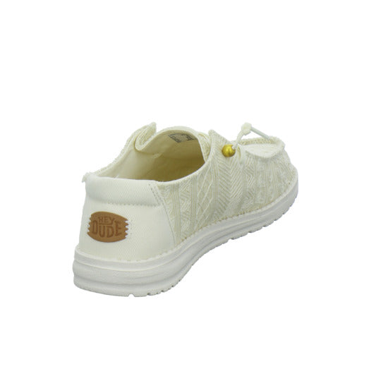 Hey Dude Wendy Crocket Schnürhalbschuhe Beige
