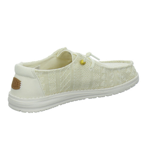 Hey Dude Wendy Crocket Schnürhalbschuhe Beige