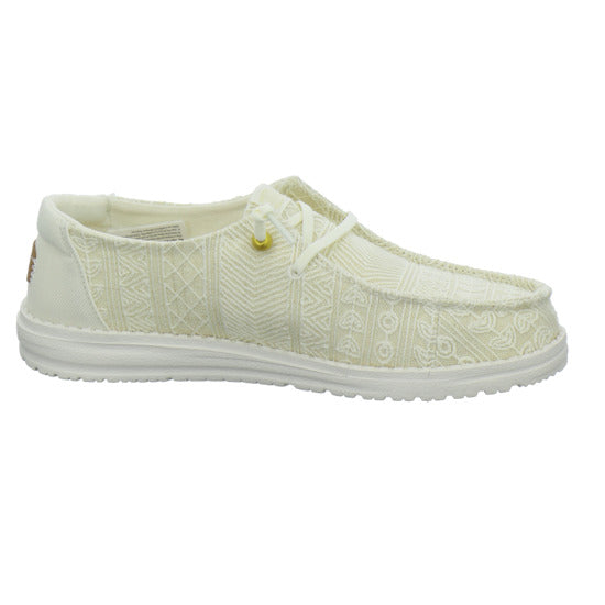 Hey Dude Wendy Crocket Schnürhalbschuhe Beige