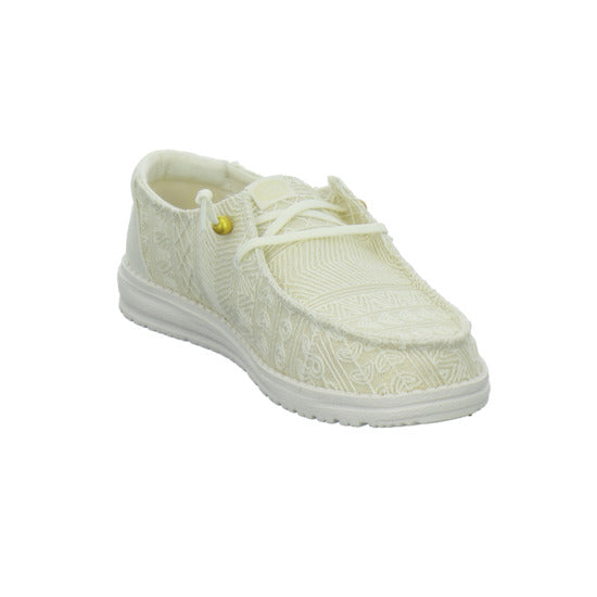 Hey Dude Wendy Crocket Schnürhalbschuhe Beige