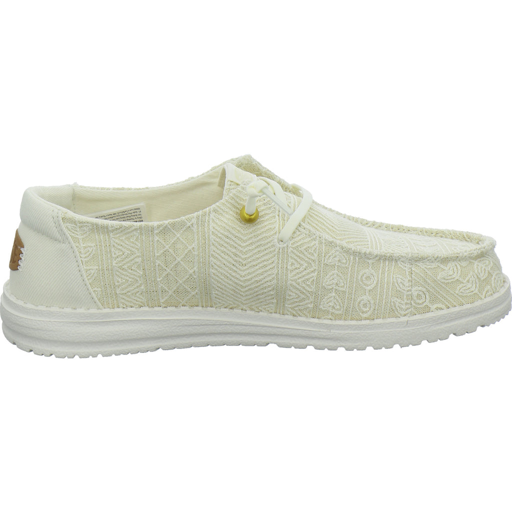 Hey Dude Wendy Crocket Schnürhalbschuhe Beige