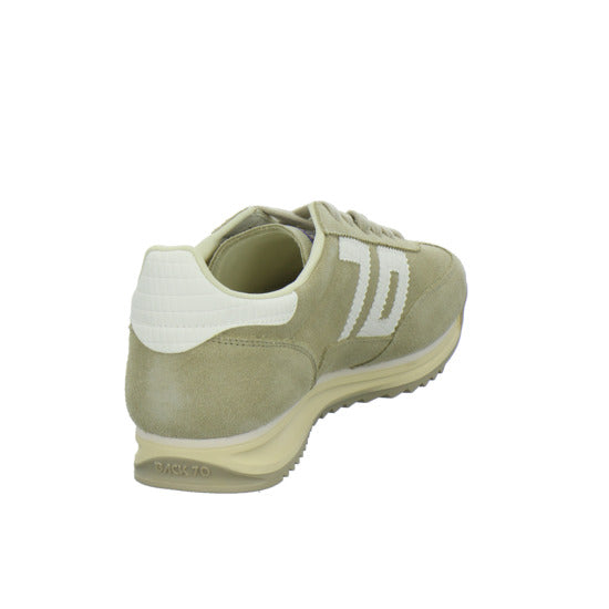 Back 70 Strike-03 Schnürhalbschuhe Beige - 360° Ansicht